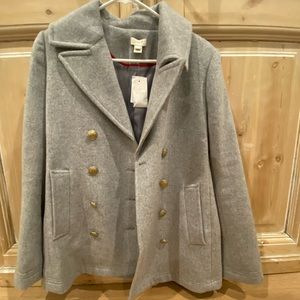 Wool blend coat